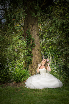 Artistic high end wedding photography of bride at Country House in Scotland by wedding photographer Alexander Whyte